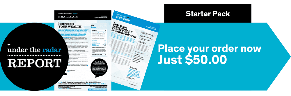 Starter pack place your order arrow