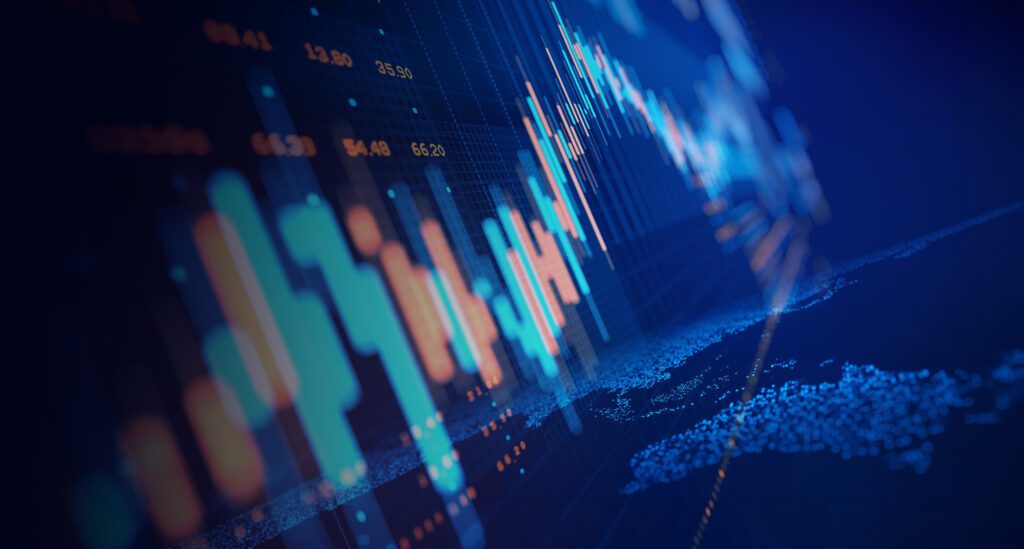 Map and market chart